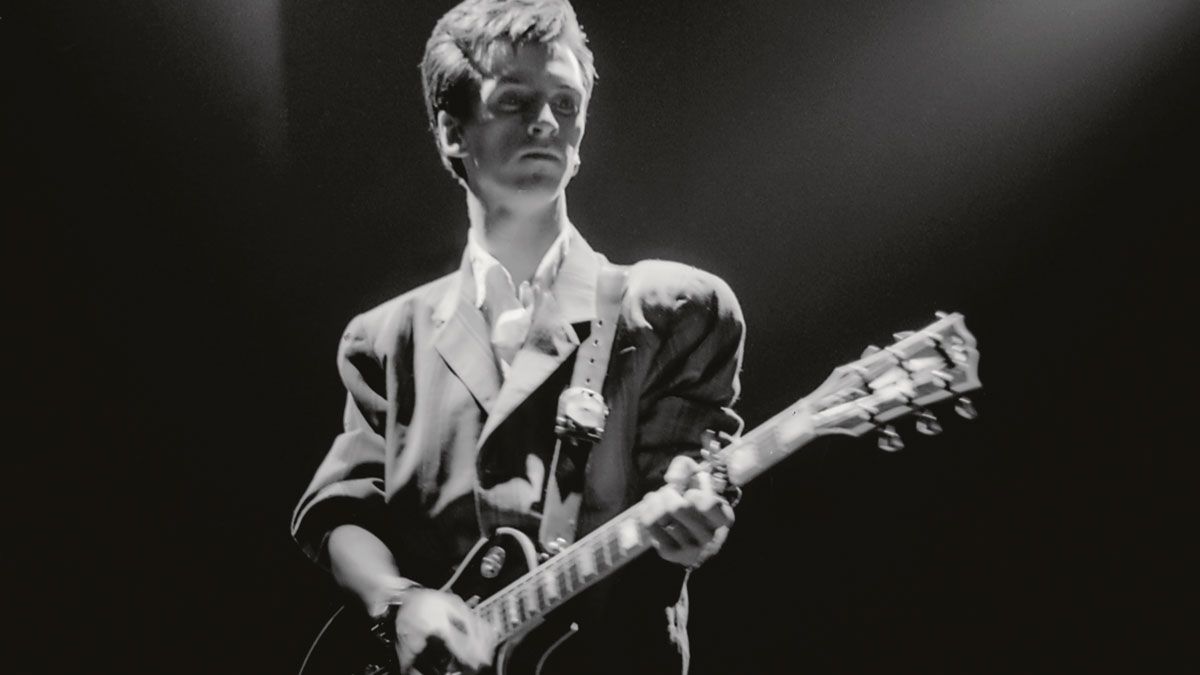 Johnny Marr – somewhere in North America — with a Gibson Les Paul Custom during the Smiths’ The Queen Is Dead tour, 1986;