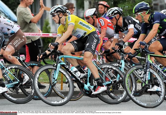 Tour of Poland leader Petr Vakoc (Omega Pharma-Quickstep)