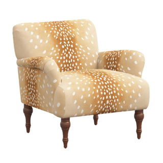 Traditional Accent Chair in Fawn