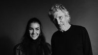Roger Waters and Mona Miari press shot