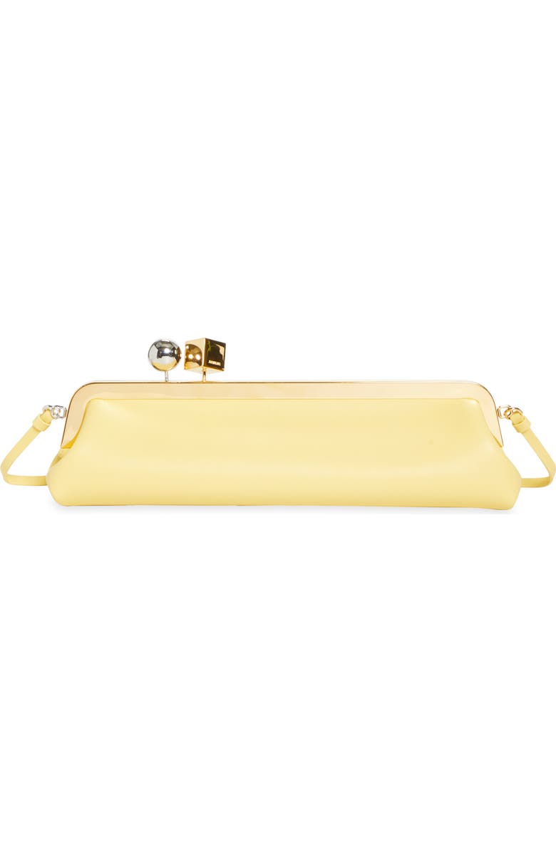 La Pochette Salon Leather Clutch