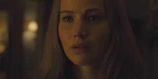 mother! Jennifer Lawrence looking scared