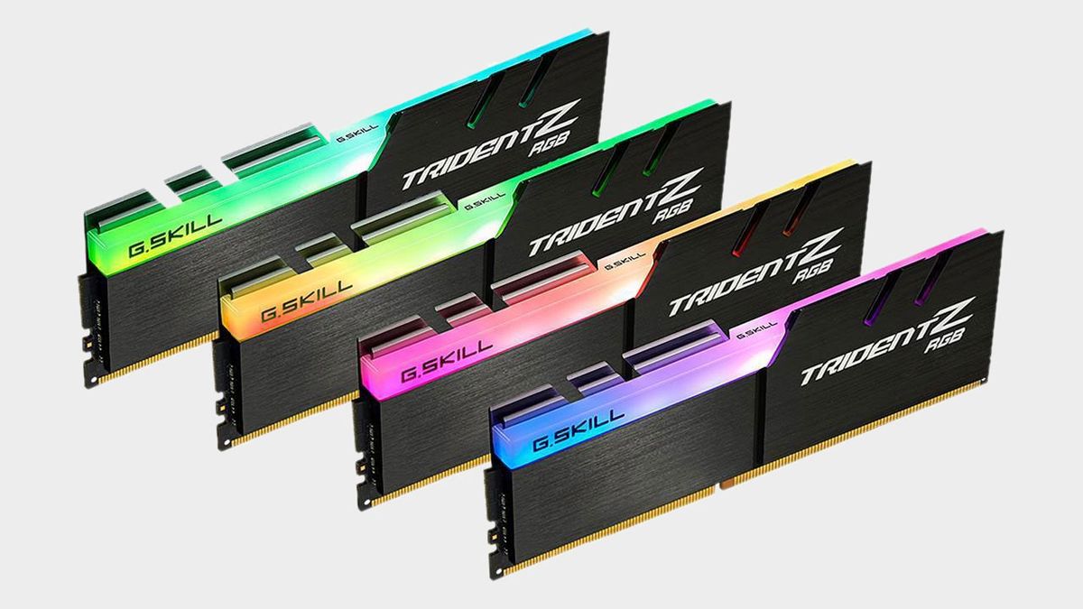 Four DIMMs of G.Skill RAM