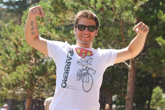 Local idol Carlos Barbero (Euskadi) definitely has a great fan club