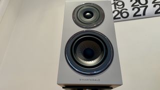 The Wharfedale Diamond 12.1i speaker in slate gray