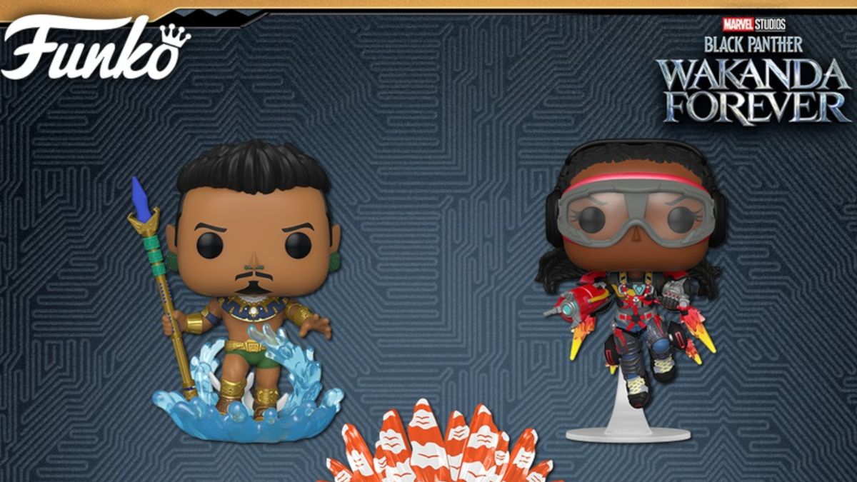 Black Panther: Wakanda Forever Namor and Ironheart Funko POP! figures