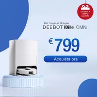 Risparmiate subito sui modelli ECOVACS X1e OMNI e X1 TURBO!