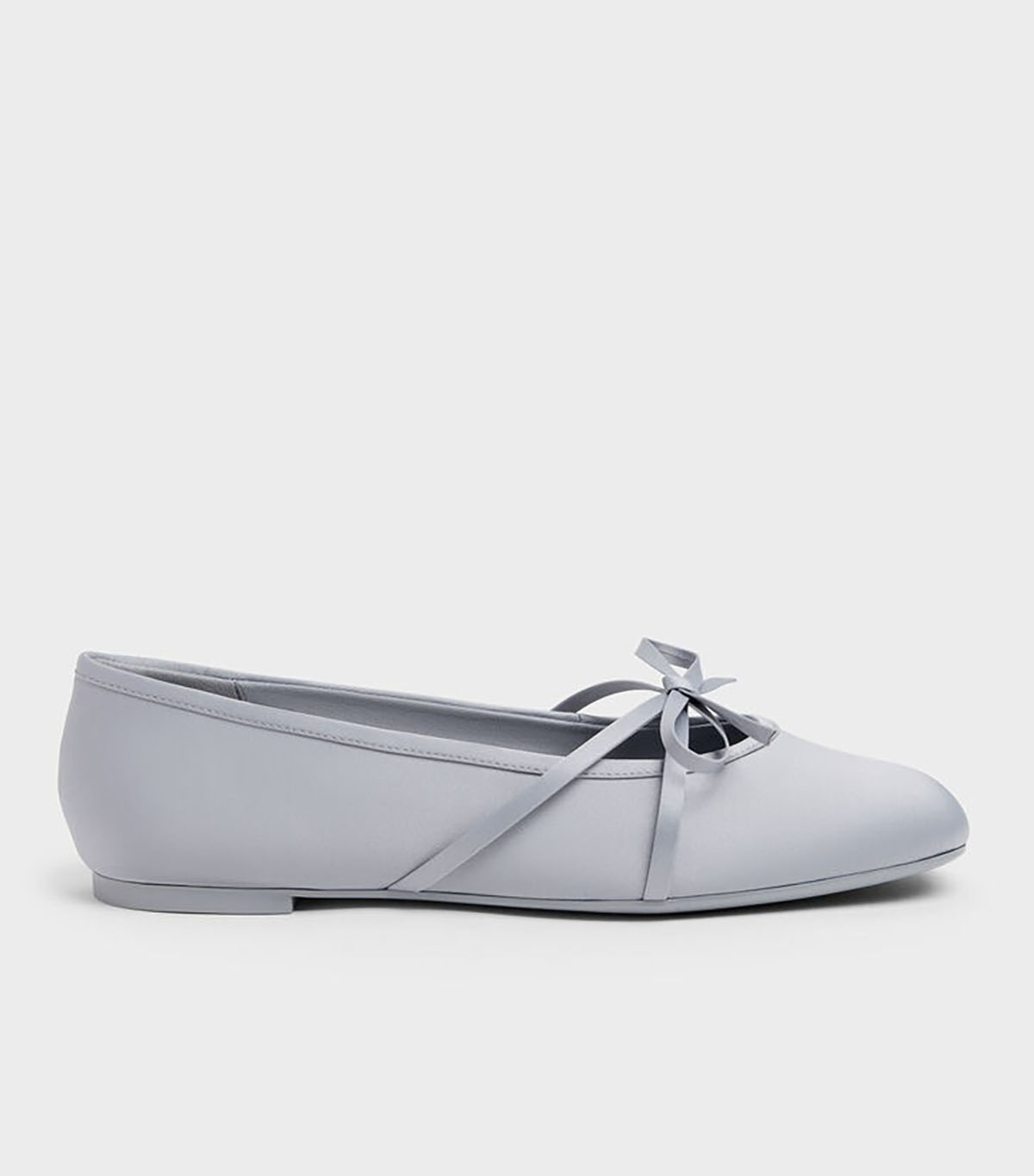 Charles &amp;amp; Keith, Satin Bow Ballet Flats