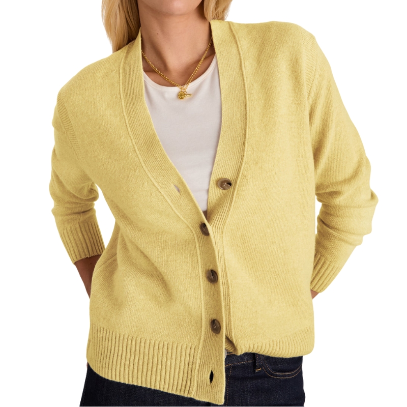 Baukjen Womenswear, Ruth V-Neck Wool Blend Cardigan