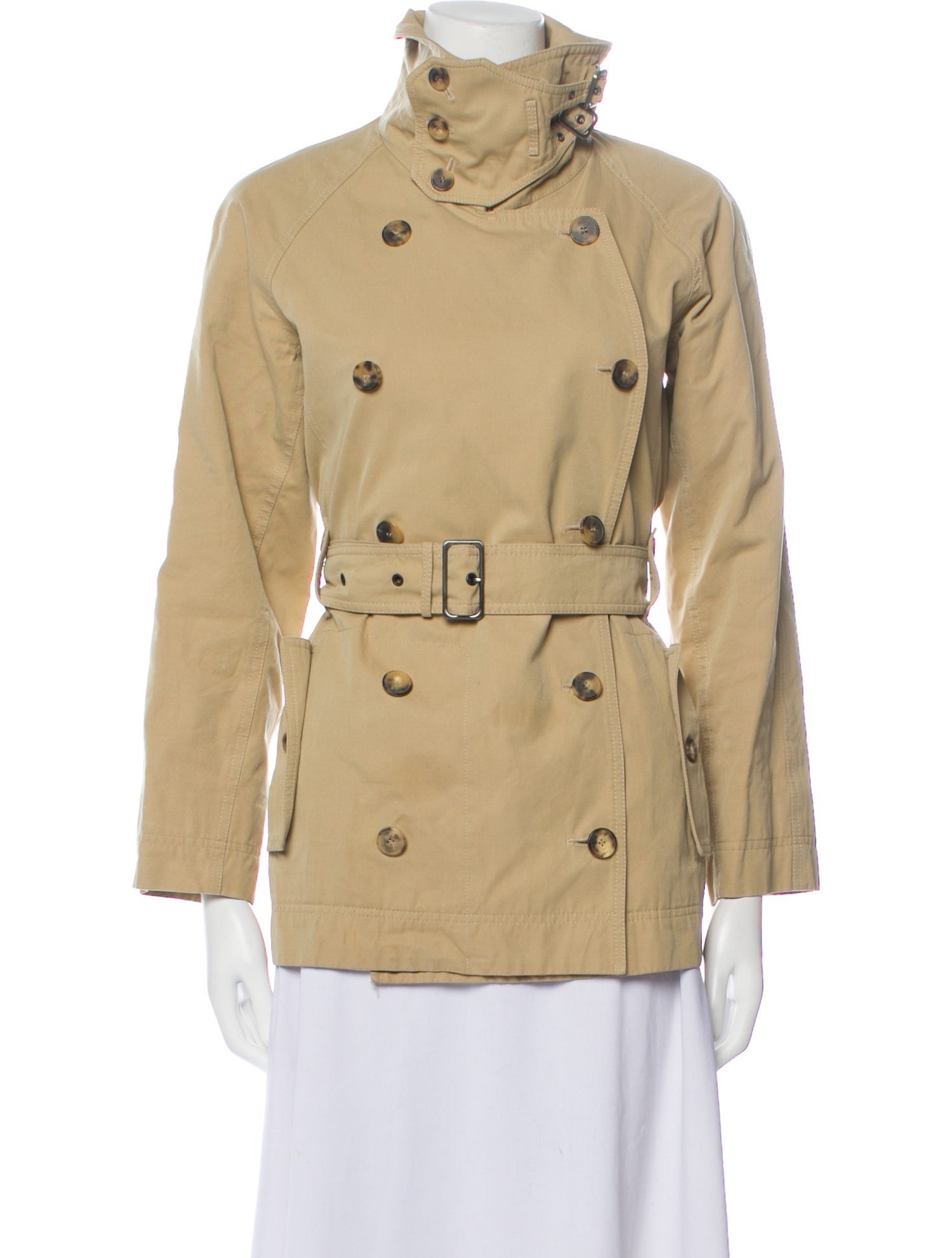 Vintage Yves Saint Laurent cropped trench coat