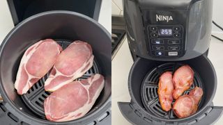 Cooking bacon in the Ninja Air Fryer AF100UK