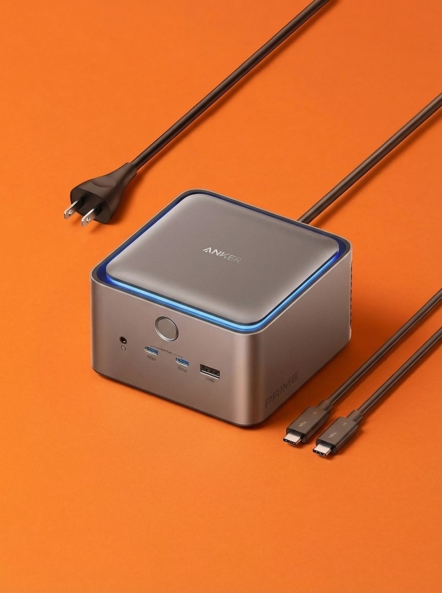 A selection of products that you would find in a professional's home office setup.