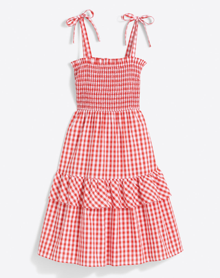 Draper James Taylor Dress in Poppy Red Gingham