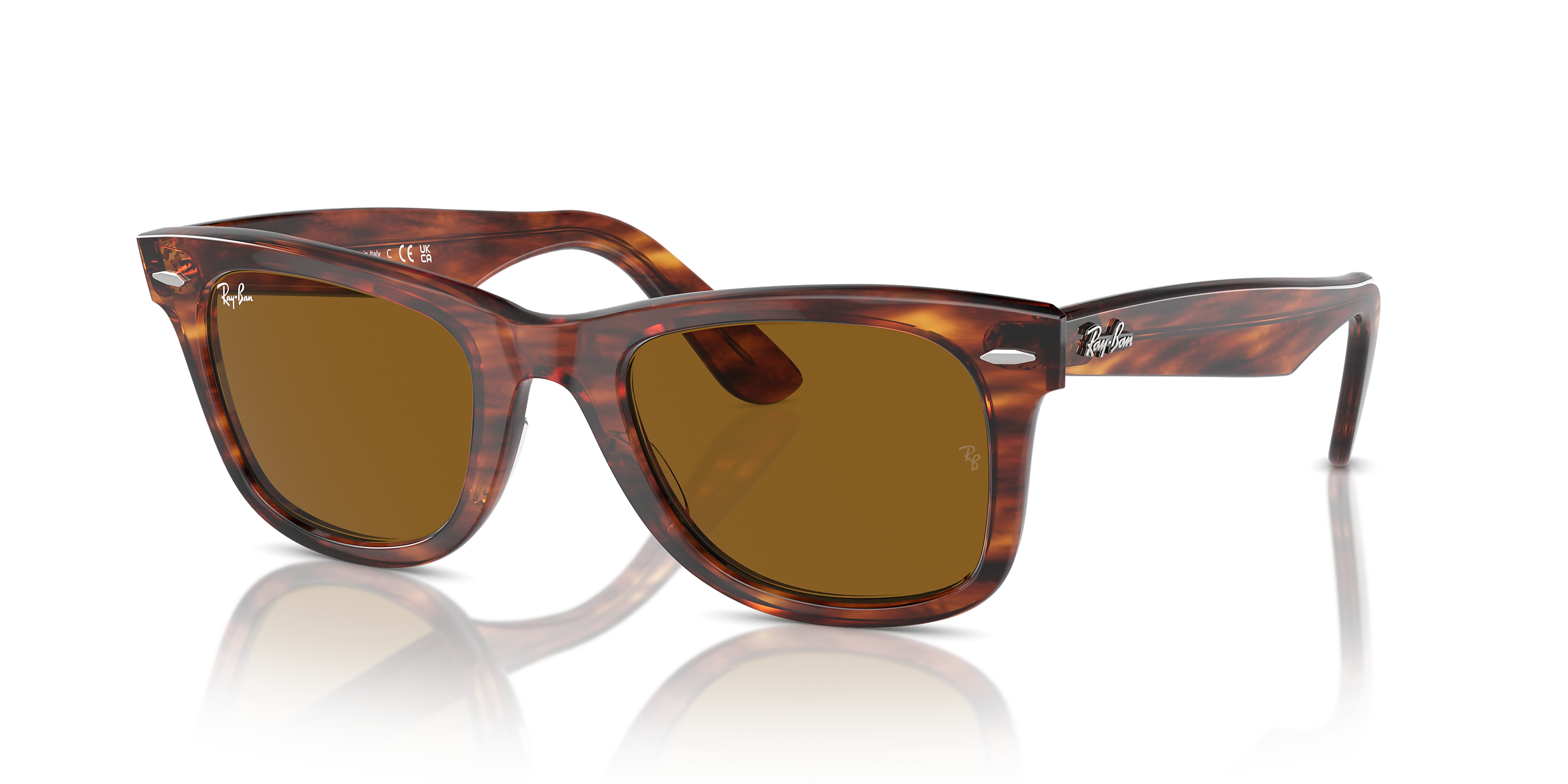 Ray-Ban brown wayfarer sunglasses