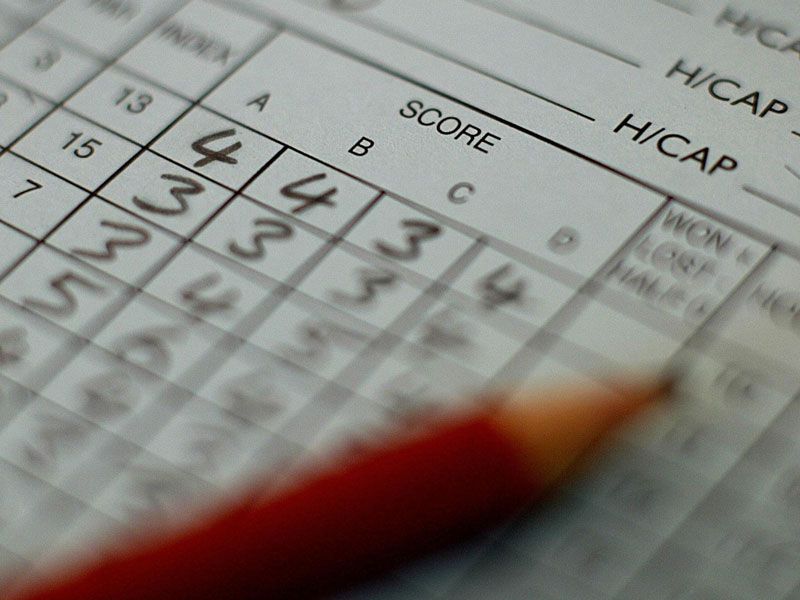 CONGU Category 5 And 6 Handicaps