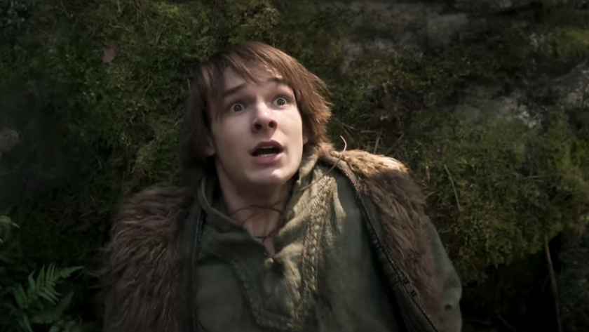 Mason Thames looking scared as Hiccup in How To Train Your Dragon