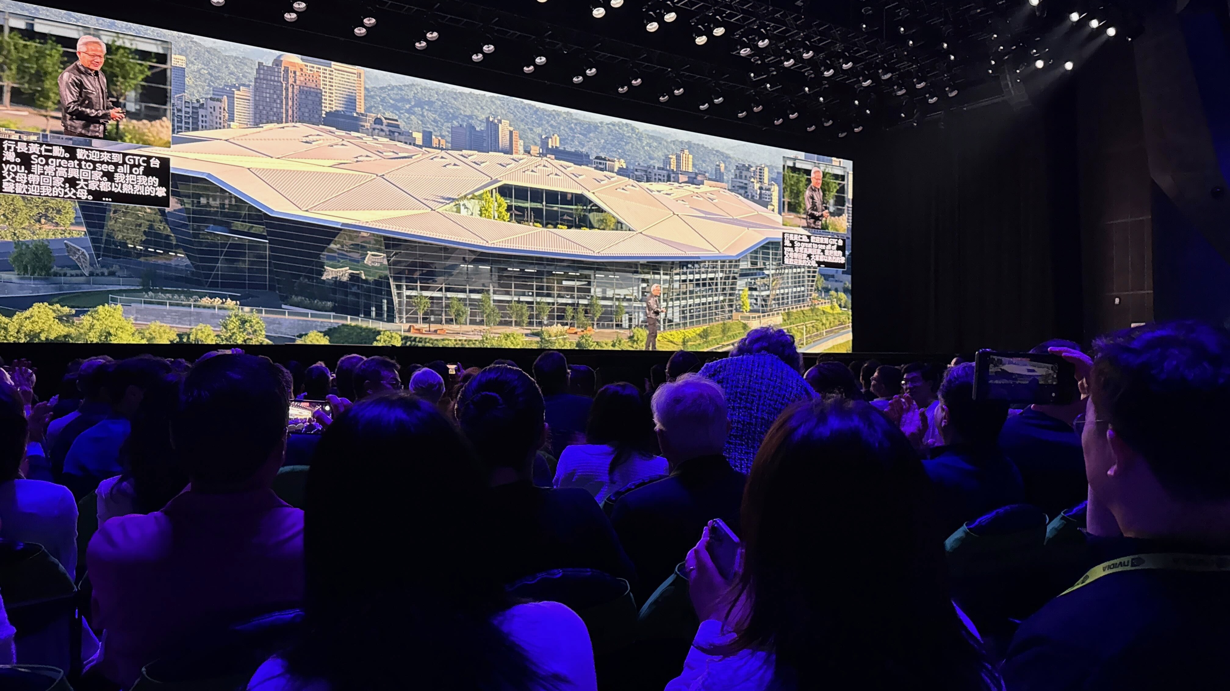 Nvidia Computex 2026 keynote live from inside the venue