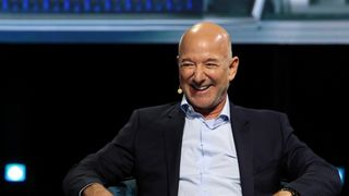 Jeff Bezos, Founder and Executive Chairman of Amazon speaks onstage during day 2 of the America Business Forum at Kaseya Center on November 06, 2025 in Miami, Florida.