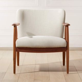 Troubadour Natural Wood Frame Chair
