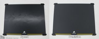 Corsair MM600 Double-Sided Gaming Mouse Mat Speed and Precision side comparison