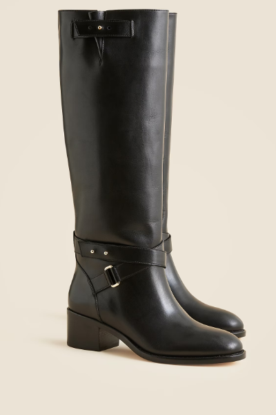 J.Crew, Ryder Knee-High Boots in Leather