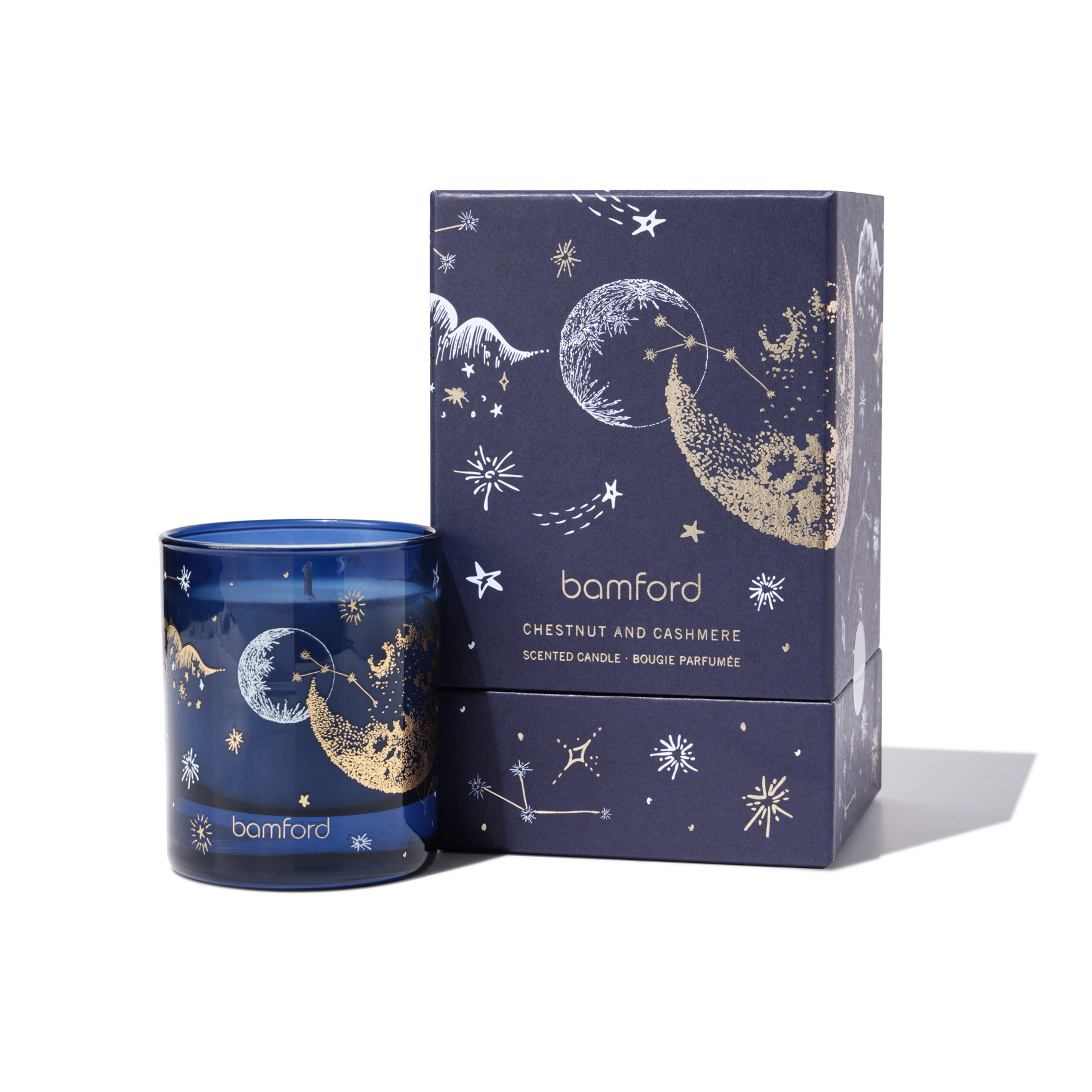 Bamford Chestnut and Cashmere Candle 140g