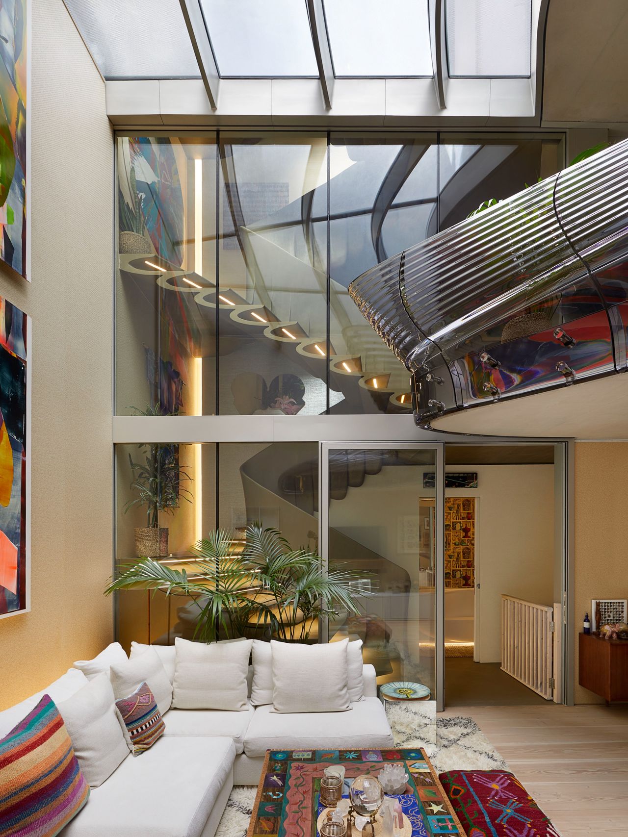 Atrium views from the lower ground floor