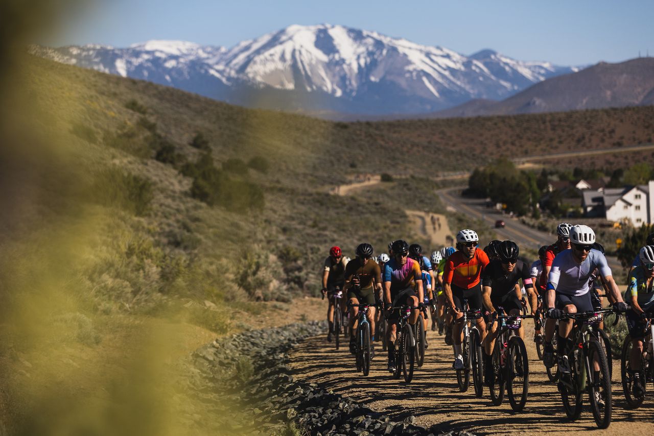 Riders on the 69-mile Stetina's Paydirt course