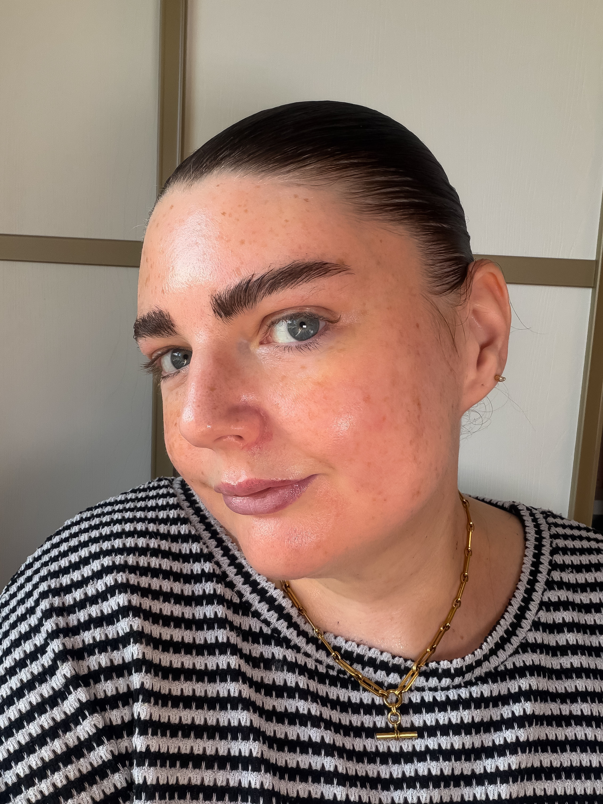 After application of Erborian Triple Care BB Milk