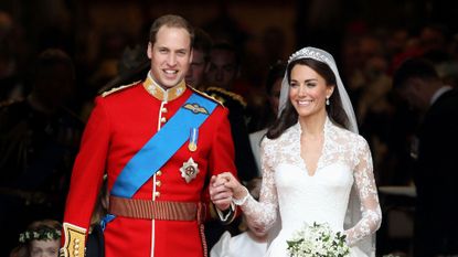 Prince William and Kate Middleton's iconic wedding portraits