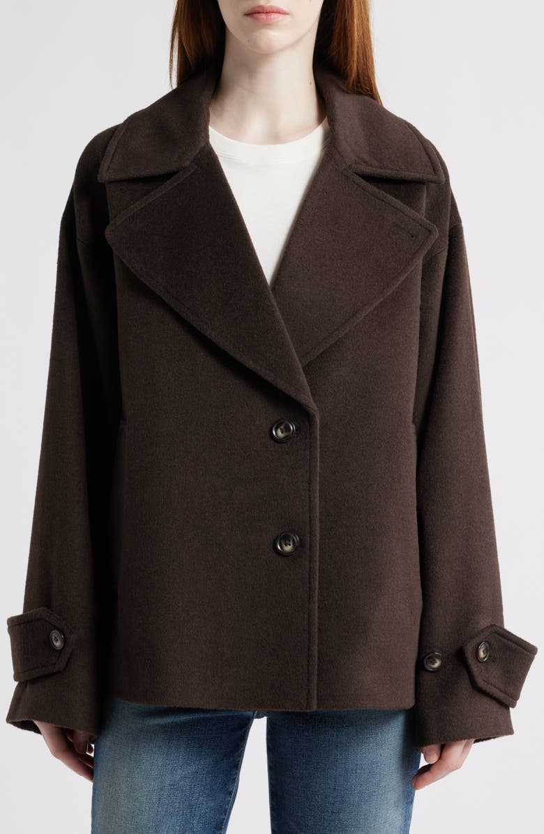 Single Breasted Crop Coat
