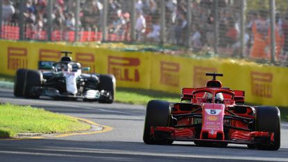 Vettel Hamilton F1 Australian Grand Prix