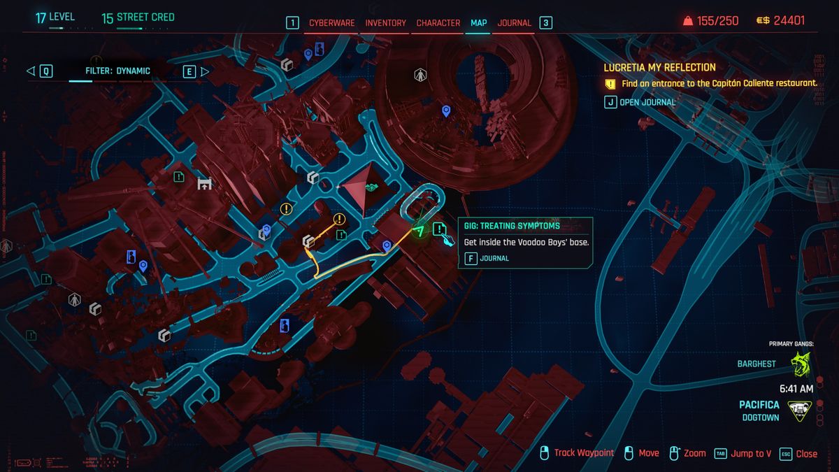 Cyberpunk 2077 treating symptoms