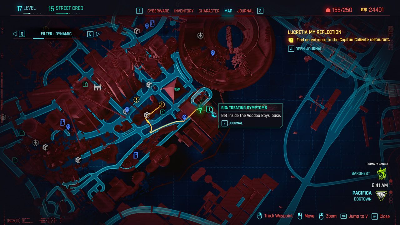 Cyberpunk 2077 treating symptoms