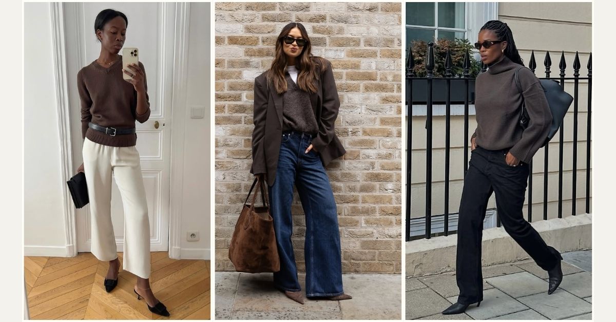 Best brown jumpers with jeans 