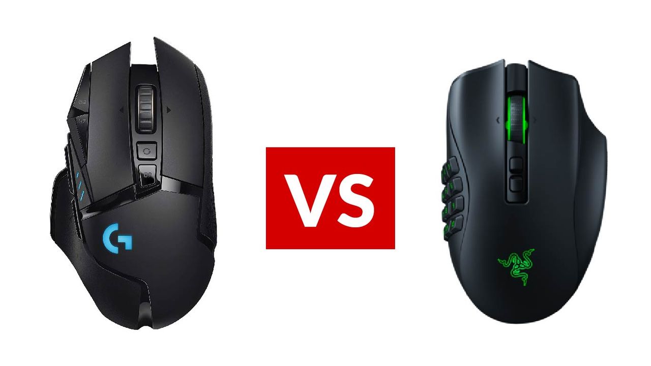 Logitech G502 Lightspeed vs Razer Naga Pro