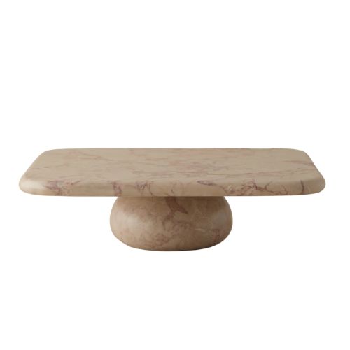 Lulu and Georgia, Lusine Square Marble Serving Stand
