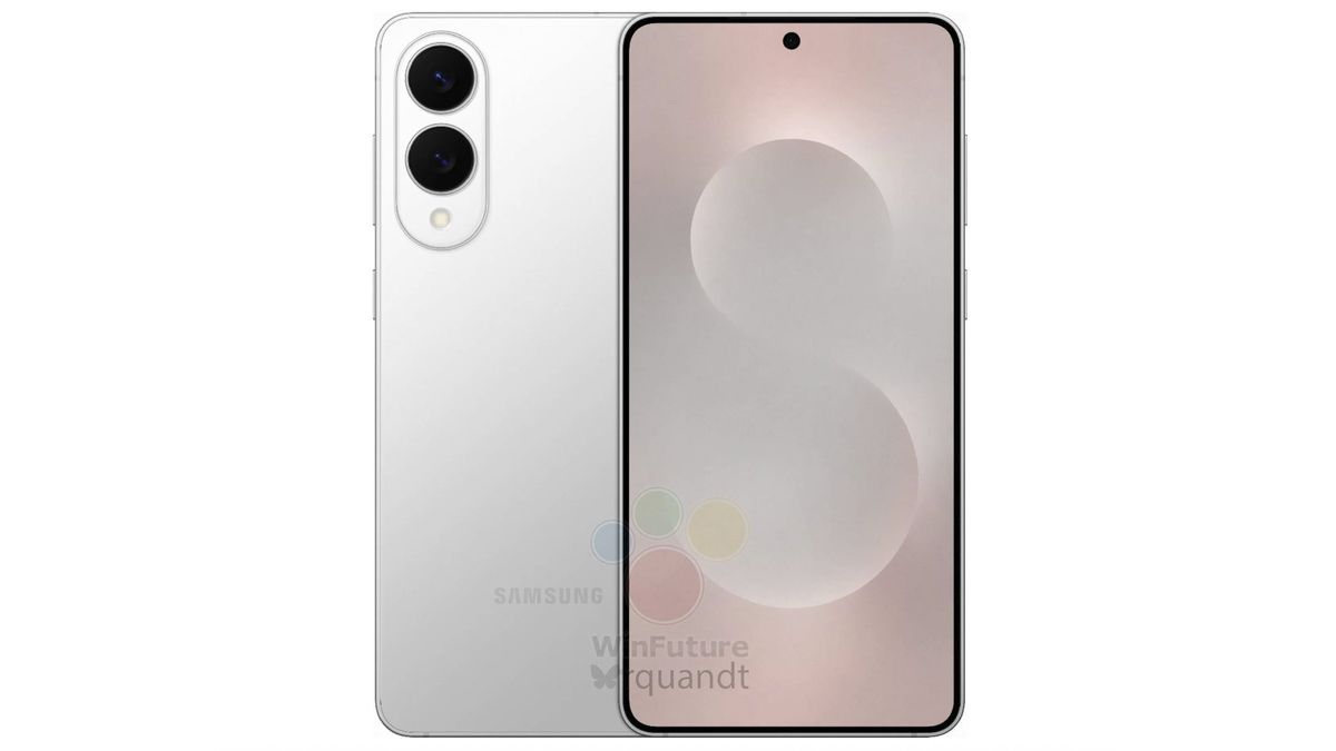 A leaked image of the Samsung Galaxy S25 Edge
