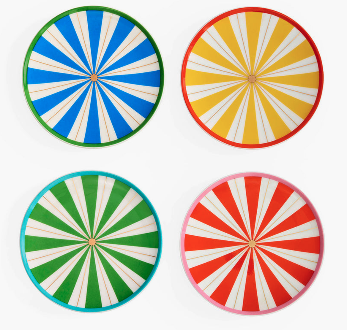 Stripey coasters