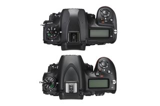 Nikon D780 vs. Nikon D750: Top view