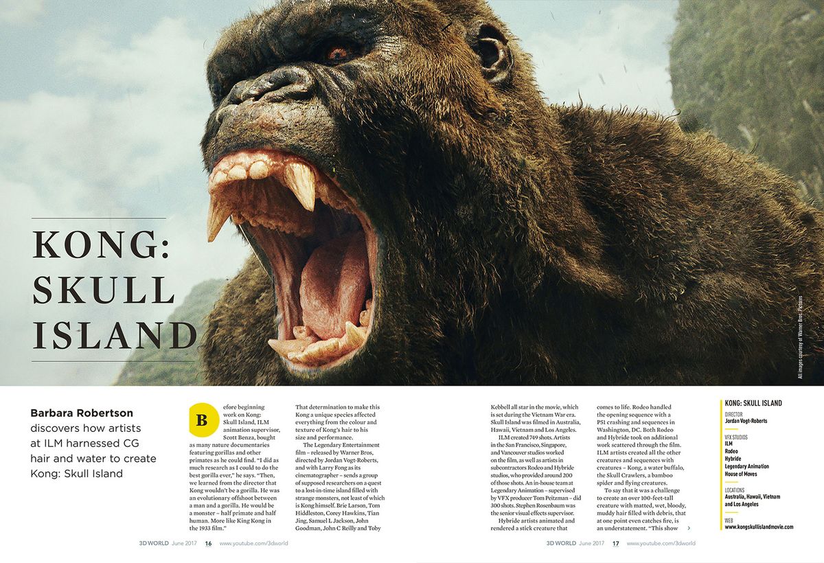 Get insight into the VFX secrets of Kong: Skull Island