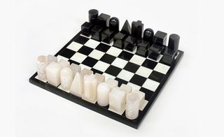 Stone chess set by Sunil Sethi Design Alliance