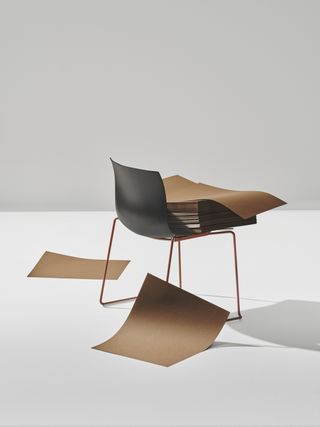 Milan Design Week Arper Cartifa Carta black chair