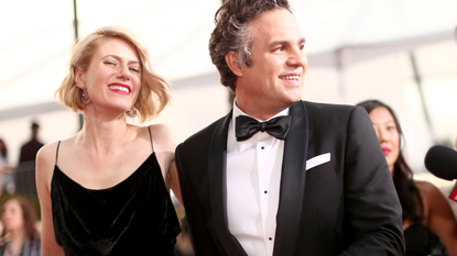 Actor Mark Ruffalo (R) and Sunrise Coigney attend The 22nd Annual Screen Actors Guild Awards at The Shrine Auditorium on January 30, 2016 in Los Angeles, California
