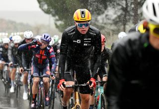 Søren Wærenskjold riding stage three of Tirreno-Adriatico 2025