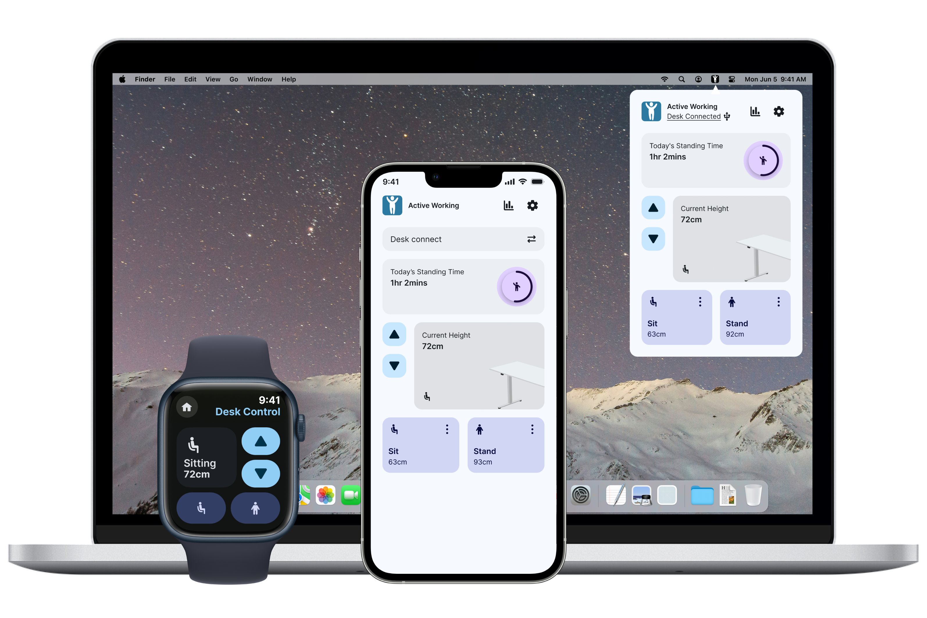 Yo-Yo's Wellness app in action with screenshots