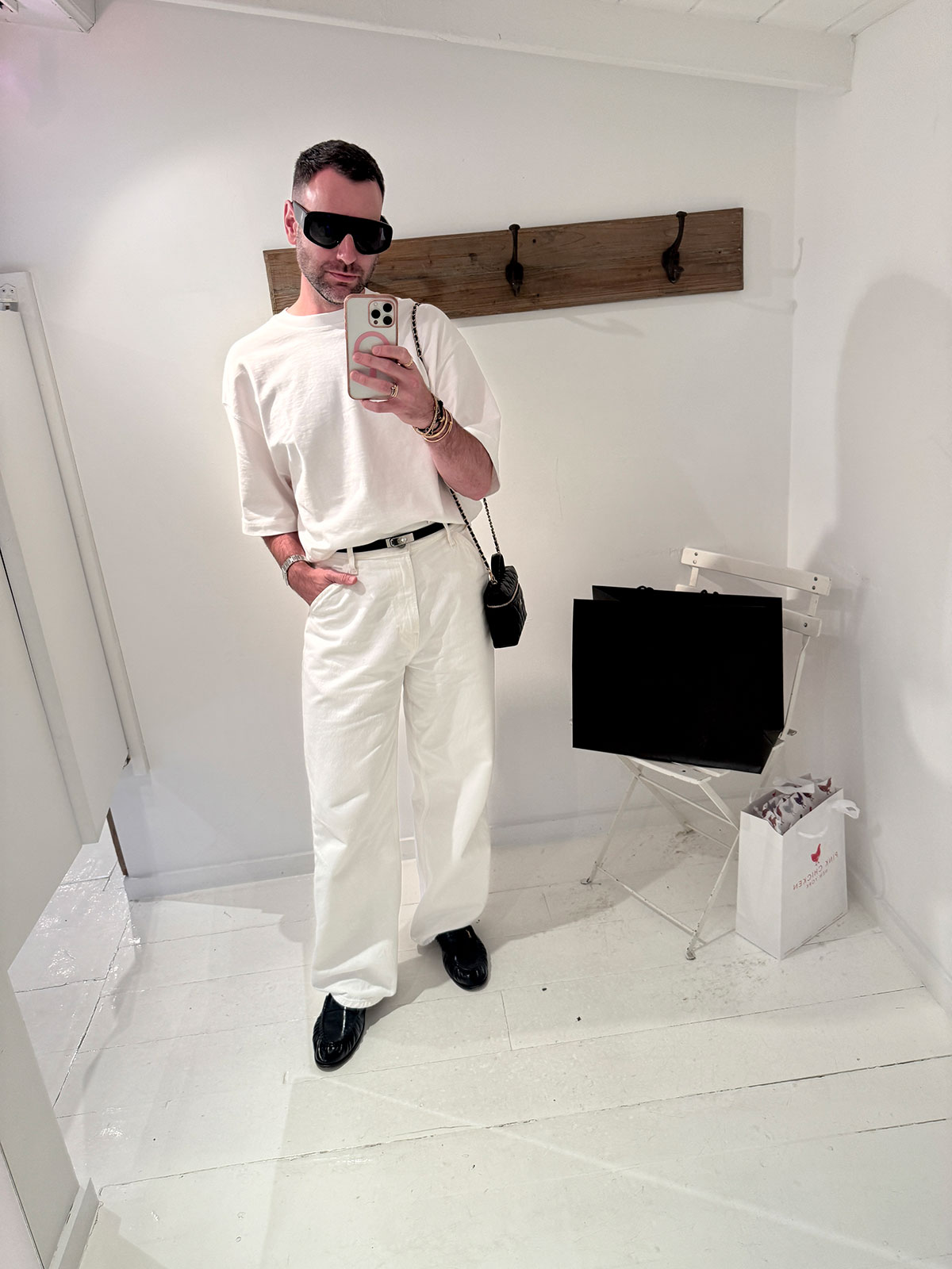 Bobby Schuessler wearing a Montauk outfit idea.