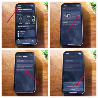 How to unpair Apple Watch - Step-by-step through Apple Watch app on iPhone 13 Pro
