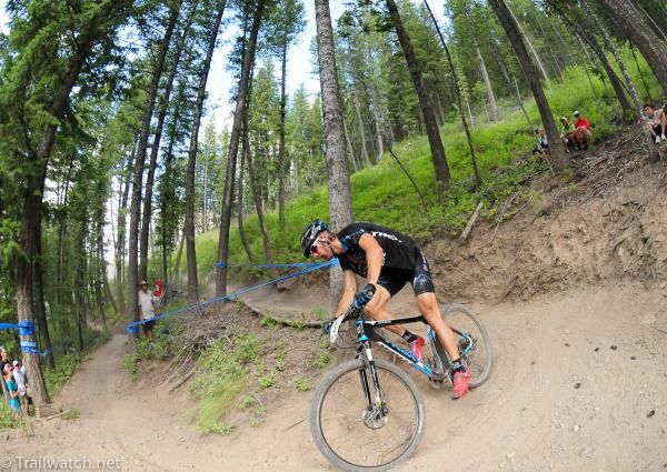 Jeremy Horgan-Kobelski (Subaru Trek) rides well in fourth position