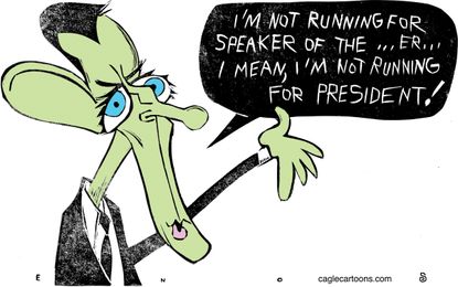 Political Cartoon U.S. Ryan Campaign